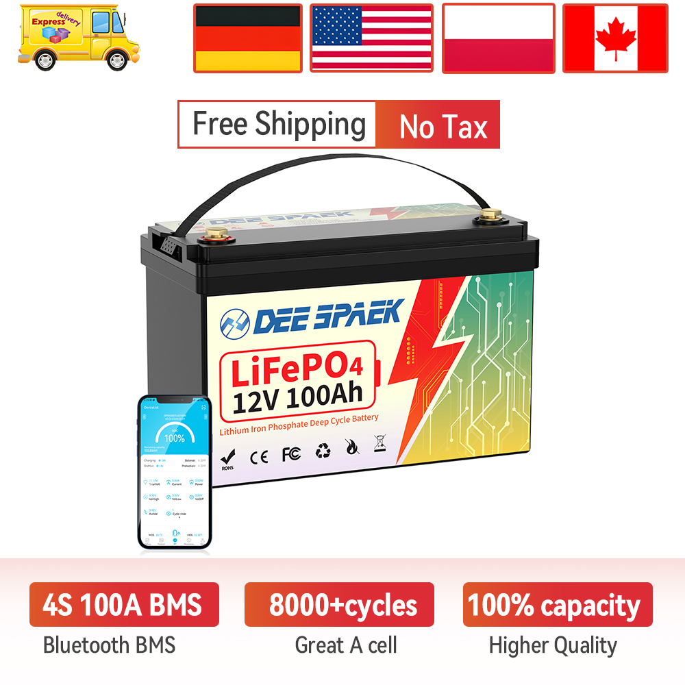 Fishing Depth Finder - Аккумулятор LiFePO4 DEEPSPAEK 12В 100Ач с