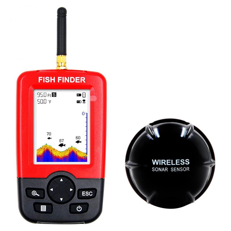 Портативный эхолот с сенсором  – обзор и цена Fish Finder Portable